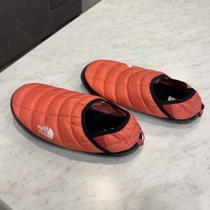 The North Face Red Quilted Indoor Slippers